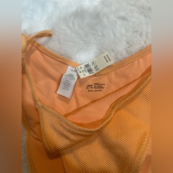 NWT Aerie Crinkle Cheekiest Tie Bikini Bottom - Picture 3 of 6